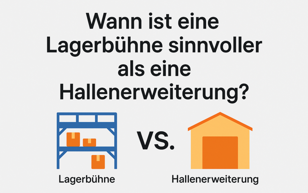 Wann ist eine Lagerbühne sinnvoller als eine Hallenerweiterung?