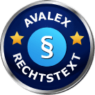 Avalex Rechtstext