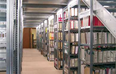 Lagerregal für Akten und Archiv