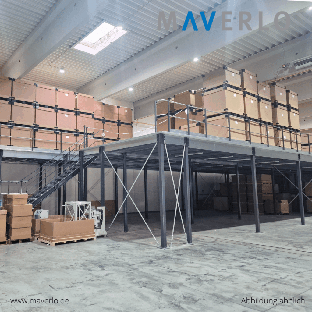 Stahlbaubühne für Handwerk und Logistik