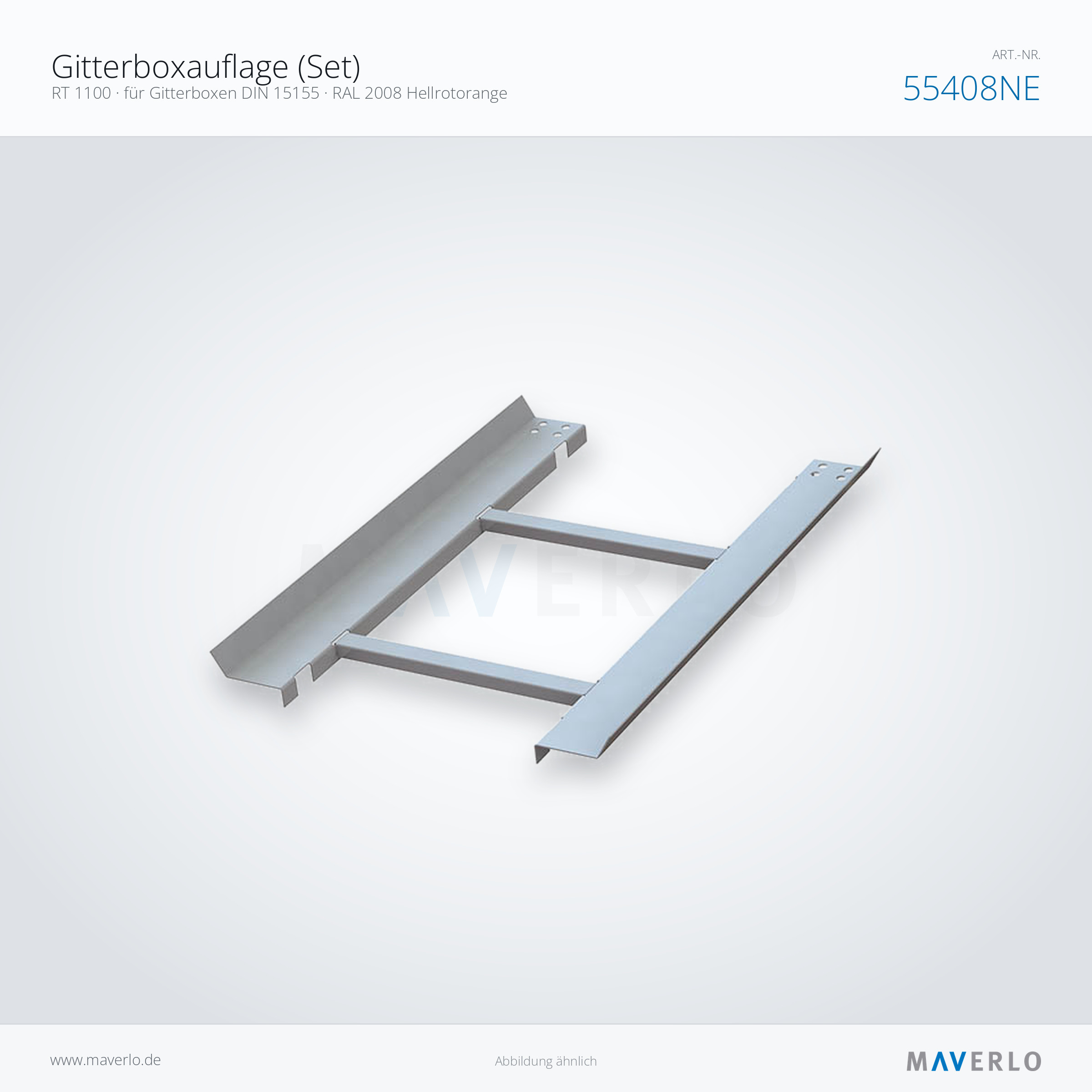 Set Gitterboxauflage RT1100 – NEDCON NR1 Palettenregal, Art.-Nr. 55408NE, Produktfoto