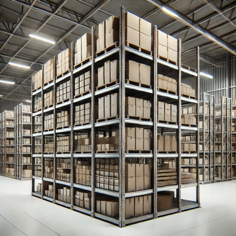 Ein robustes Fachbodenregal für die effiziente Lagerung von Kleinartikeln und Einzelteilen in Lagerhäusern und Logistikzentren, das sich durch seine Vielseitigkeit und einfache Montage auszeichnet. Ideal für die Organisation und schnelle Zugänglichkeit von Lagerbeständen, geeignet für verschiedene Branchen und Anwendungen. Das Fachbodenregal bietet eine flexible Lagerlösung, die an unterschiedliche Lageranforderungen angepasst werden kann, und trägt zur Optimierung der Lagerlogistik bei.